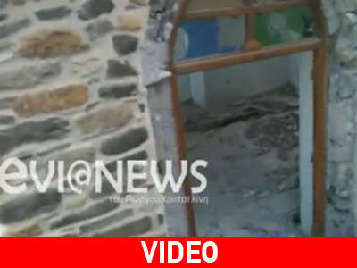 Κύμη: Το έδαφος «καταπίνει» εκκλησάκι